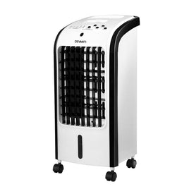 Devanti Evaporative Air Cooler Conditioner Portable 4L Cooling Fan Humidifier New Arrivals Kings Warehouse 