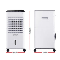 Devanti Evaporative Air Cooler Conditioner Portable 6L Cooling Fan Humidifier Air Conditioners Kings Warehouse 