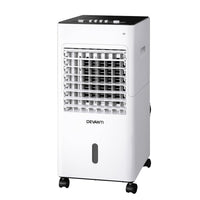 Devanti Evaporative Air Cooler Conditioner Portable 6L Cooling Fan Humidifier Air Conditioners Kings Warehouse 