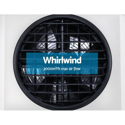Devanti Evaporative Air Cooler Industrial Commercial Portable Water Fan Workshop Air Conditioners Kings Warehouse 