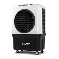 Devanti Evaporative Air Cooler Industrial Commercial Portable Water Fan Workshop Air Conditioners Kings Warehouse 