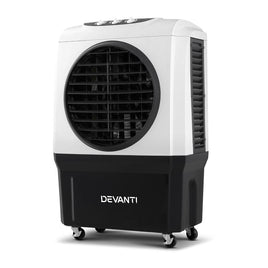 Devanti Evaporative Air Cooler Industrial Commercial Portable Water Fan Workshop Air Conditioners Kings Warehouse