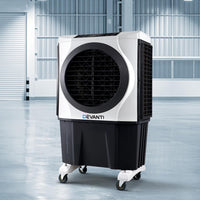 Devanti Evaporative Air Cooler Industrial Conditioner Commercial Fan Purifier Air Conditioners Kings Warehouse 