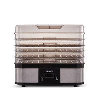 Devanti Food Dehydrator with 5 Trays - Silver Kings Warehouse 