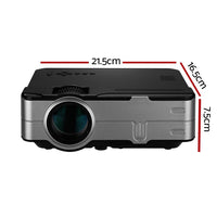Devanti Mini Video Projector Portable HD 1080P 1200 Lumens Home Theater USB VGA Projectors & Accessories Kings Warehouse 