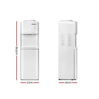 Devanti Water Cooler Dispenser Bottle Filter Purifier Hot Cold Taps Free Standing Office Kings Warehouse 