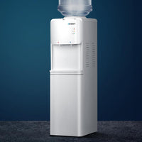 Devanti Water Cooler Dispenser Bottle Filter Purifier Hot Cold Taps Free Standing Office Kings Warehouse 