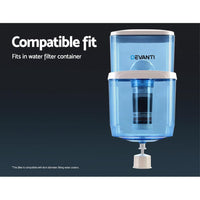 Devanti Water Cooler Dispenser Tap Water Filter Purifier 6-Stage Filtration Carbon Mineral Cartridge Pack of 3 Kings Warehouse 