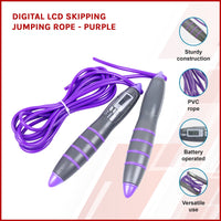 Digital LCD Skipping Jumping Rope - Purple Kings Warehouse 