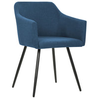 Dining Chairs 2 pcs Blue Fabric dining Kings Warehouse 