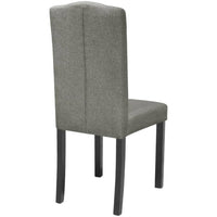 Dining Chairs 2 pcs Grey Fabric dining Kings Warehouse 