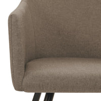 Dining Chairs 2 pcs Taupe Fabric Kings Warehouse 