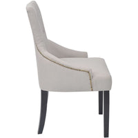 Dining Chairs 4 pcs Cream Grey Fabric Kings Warehouse 