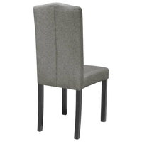 Dining Chairs 6 pcs Grey Fabric dining Kings Warehouse 