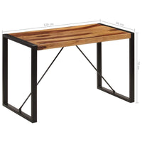 Dining Table 120x60x76 cm Solid Sheesham Wood Kings Warehouse 