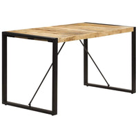 Dining Table 140x70x75 cm Solid Mango Wood Kings Warehouse 