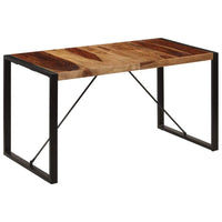 Dining Table 140x70x75 cm Solid Sheesham Wood Kings Warehouse 
