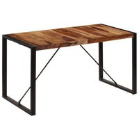 Dining Table 140x70x75 cm Solid Sheesham Wood Kings Warehouse 