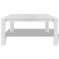Dining Table 140x80x75 cm White Kings Warehouse 