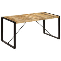 Dining Table 160x80x75 cm Solid Mango Wood Kings Warehouse 