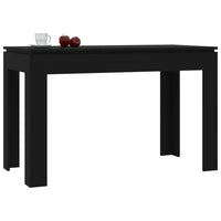 Dining Table Black 120x60x76 cm Kings Warehouse 