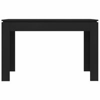 Dining Table Black 120x60x76 cm Kings Warehouse 
