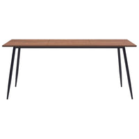 Dining Table Brown 200x100x75 cm MDF Kings Warehouse 