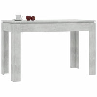 Dining Table Concrete Grey 120x60x76 cm Kings Warehouse 