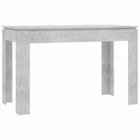 Dining Table Concrete Grey 120x60x76 cm Kings Warehouse 