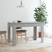 Dining Table Concrete Grey 120x60x76 cm