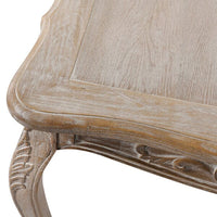Dining Table Oak Wood Plywood Veneer White Washed Finish in large Size Kings Warehouse 