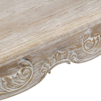 Dining Table Oak Wood Plywood Veneer White Washed Finish in Medium Size Kings Warehouse 