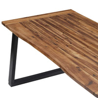Dining Table Solid Acacia Wood 180x90 cm Kings Warehouse 
