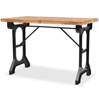 Dining Table Solid Fir Wood Top 122x65x82 cm Kings Warehouse 