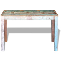 Dining Table Solid Reclaimed Wood 115x60x76 cm Kings Warehouse 