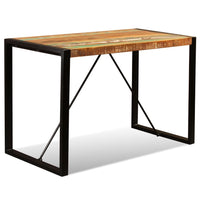 Dining Table Solid Reclaimed Wood 120 cm Kings Warehouse 