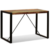 Dining Table Solid Reclaimed Wood 120 cm Kings Warehouse 