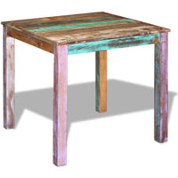 Dining Table Solid Reclaimed Wood 80x82x76 cm Kings Warehouse 