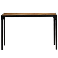 Dining Table Solid Rough Mange Wood and Steel 120 cm Kings Warehouse 