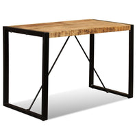 Dining Table Solid Rough Mango Wood 120 cm Kings Warehouse 