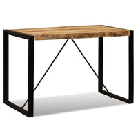 Dining Table Solid Rough Mango Wood 120 cm Kings Warehouse 