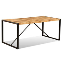 Dining Table Solid Rough Mango Wood 180 cm Kings Warehouse 