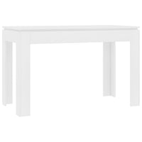 Dining Table White 120x60x76 cm Kings Warehouse 