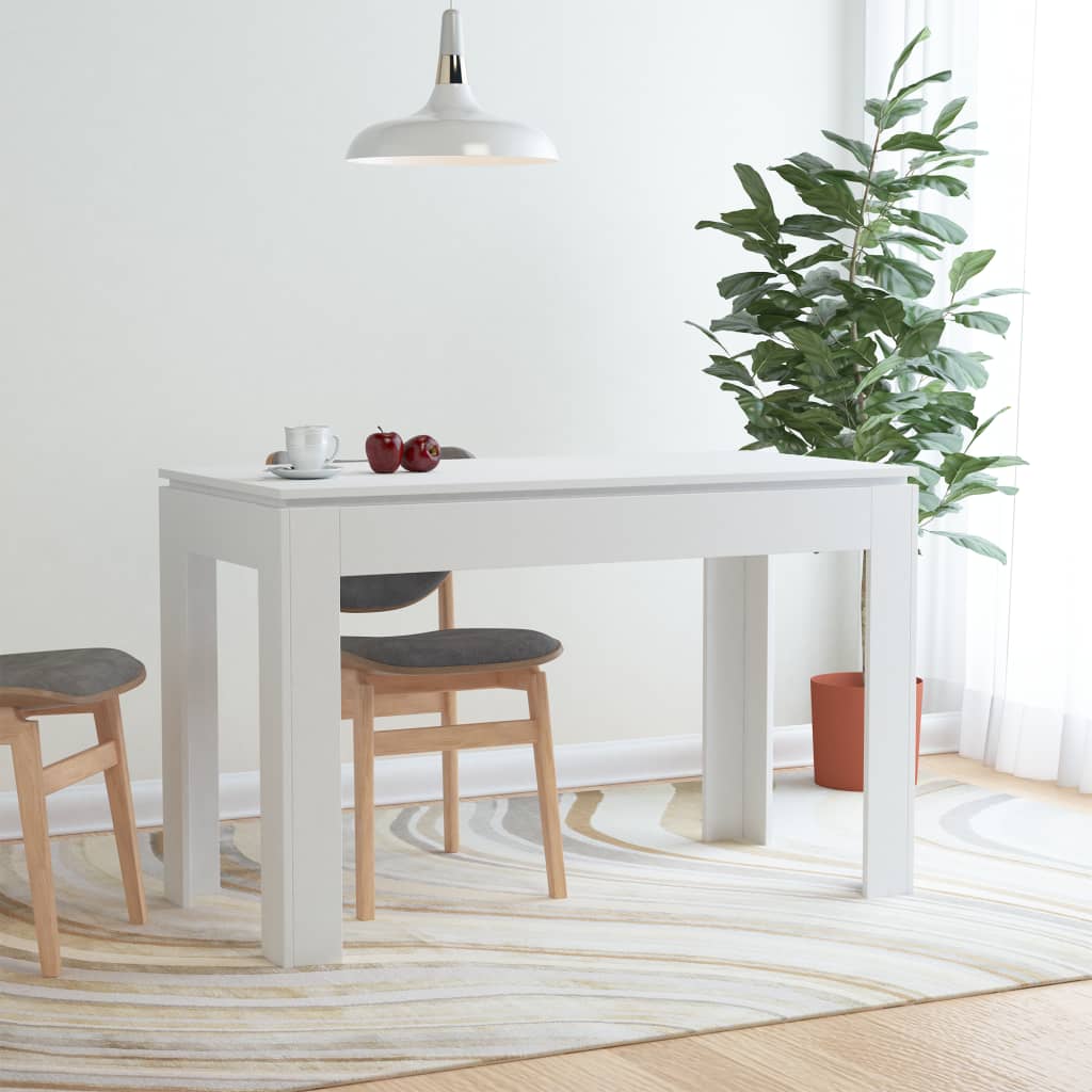 Dining Table White 120x60x76 cm Kings Warehouse 