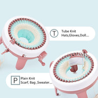 DIY Knitting Machine Smart Weaving Knit Rotating Kids Toy Scarf Sock Hat Gift Kings Warehouse 