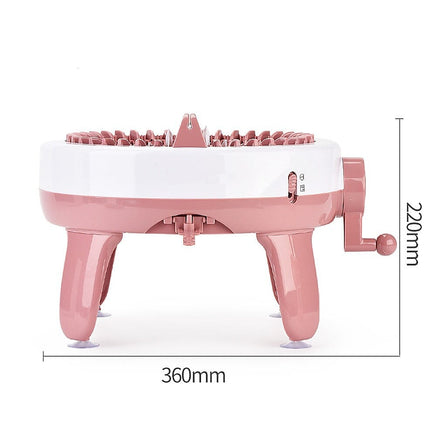 DIY Knitting Machine Smart Weaving Knit Rotating Kids Toy Scarf Sock Hat Gift Kings Warehouse 