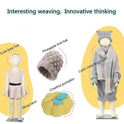 DIY Knitting Machine Smart Weaving Knit Rotating Kids Toy Scarf Sock Hat Gift Kings Warehouse 