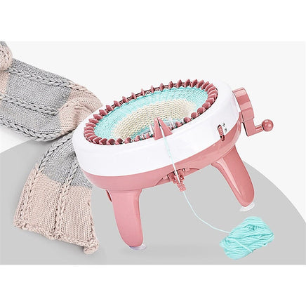 DIY Knitting Machine Smart Weaving Knit Rotating Kids Toy Scarf Sock Hat Gift Kings Warehouse 