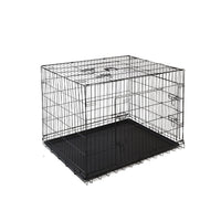 Dog Cage 42inch Pet Cage - Black dog supplies Kings Warehouse 