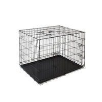 Dog Cage 48inch Pet Cage - Black dog supplies Kings Warehouse 